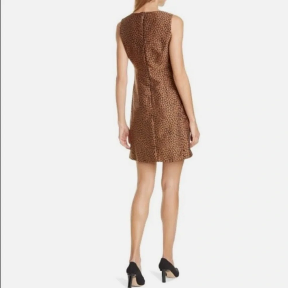 KATE SPADE Brown and Black Leopard-Print Mini Dress Women’s Size 8